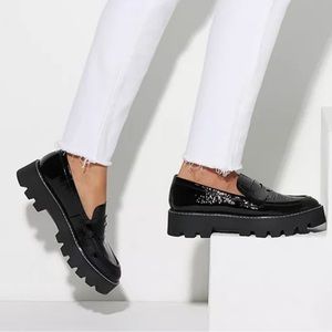 EUC Women’s Franco Sarto Balin Lug Sole Loafers Size 6.5